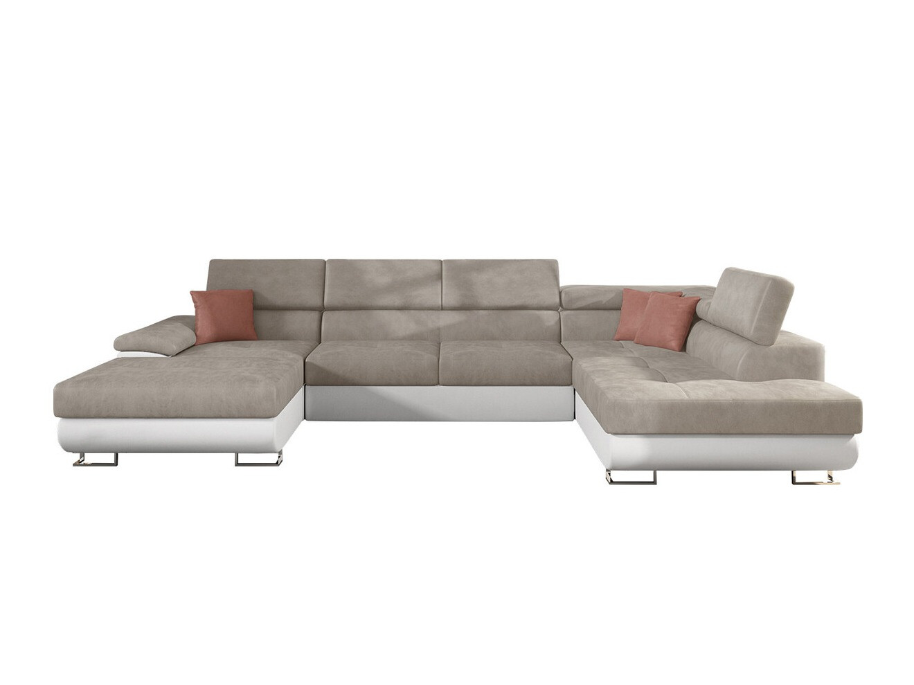 Ecksofa Comfivo Ruta IV (Soft 017 + Uttario Velvet 2979 + Uttario Velvet 2955 St)
