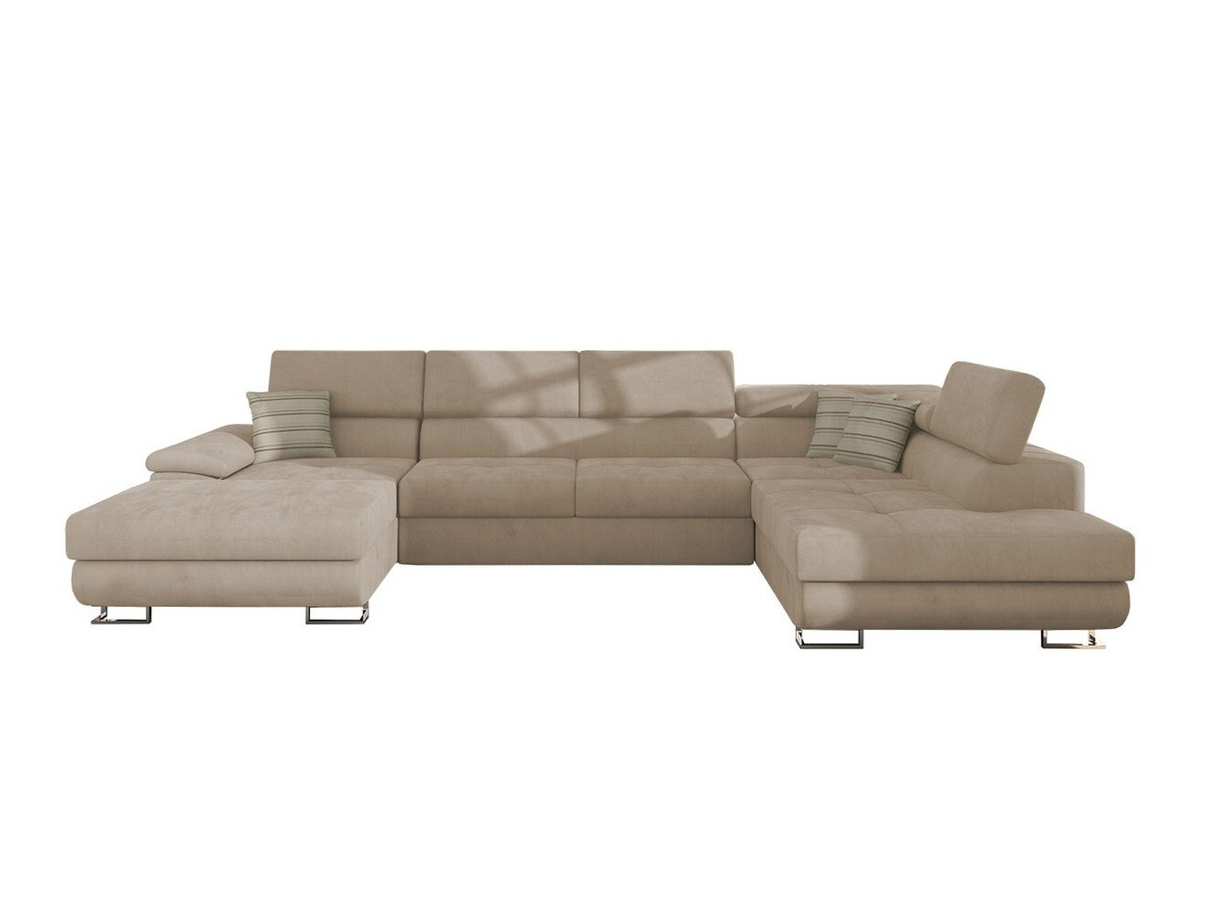 Ecksofa Comfivo Ruta IV (Uttario Velvet 2979 + Senegal 825)