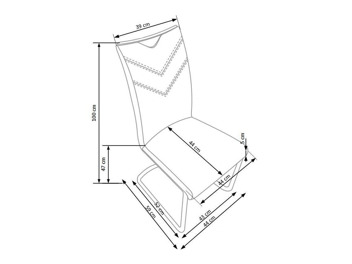 Stuhl Houston 557 (Weiß)