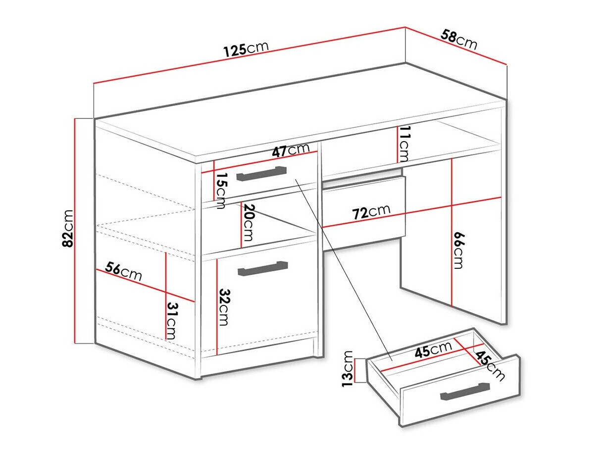 Bürotisch Delbalo 102 (Grün + Gold)