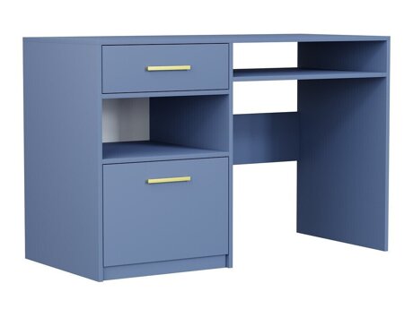 Bürotisch Dortivu 117 (Blau + Gold)
