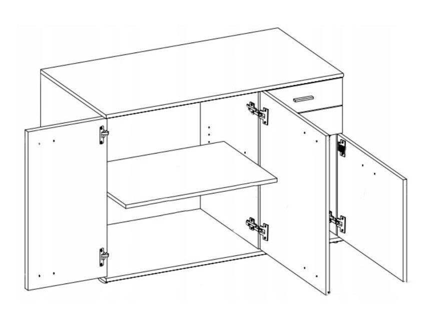 Kommoden Bristol 154 (Pflaume)