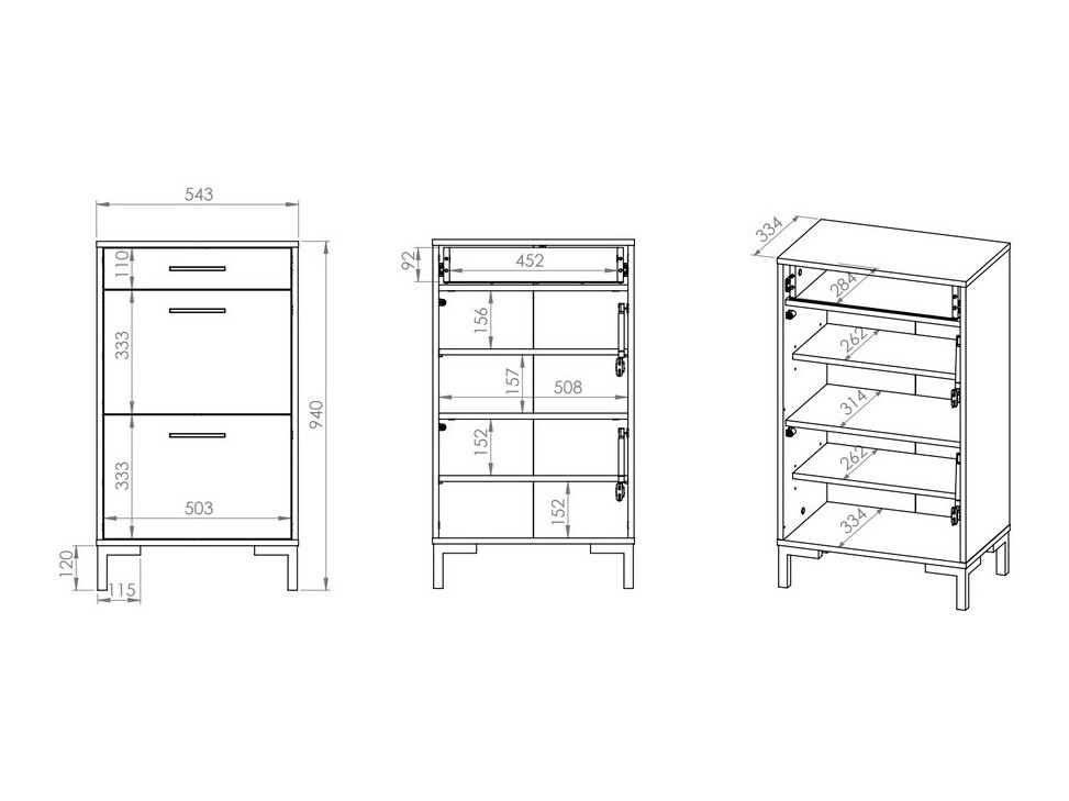 Schuhschrank Larnolo 101
