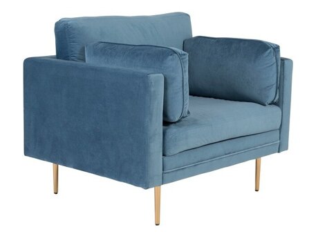 Sessel Dallas 100 (Blau + Braun)