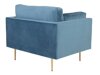 Sessel Dallas 100 (Blau + Braun)