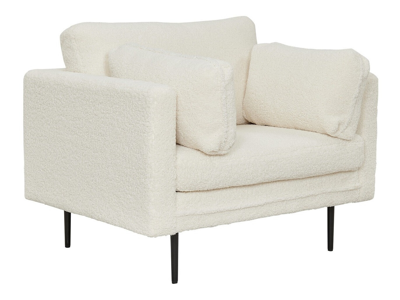 Sessel Dallas 100 (Weiß + Schwarz)