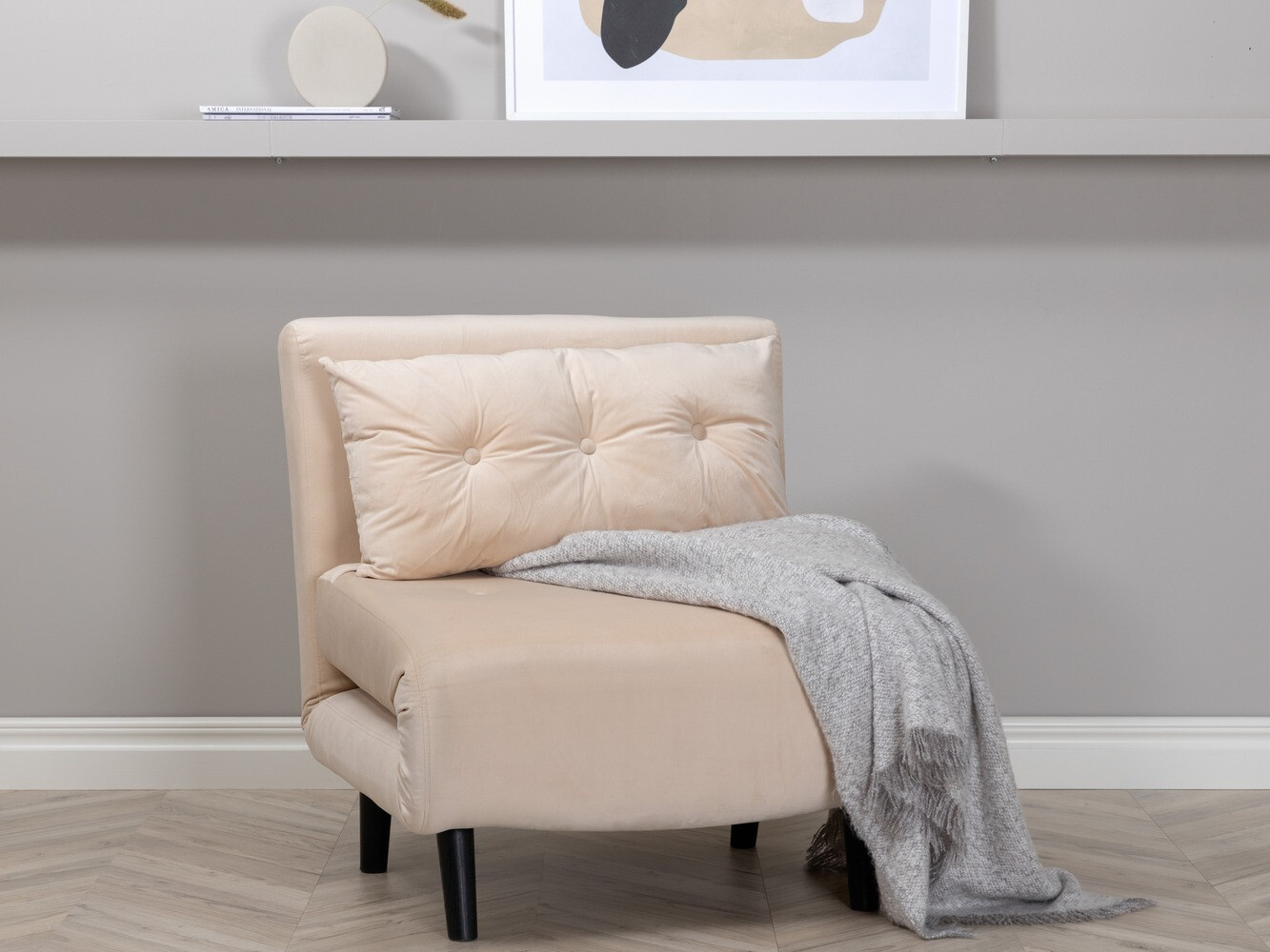 Sessel Dallas 1714 (Cremefarben)