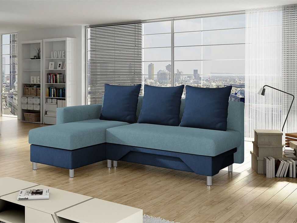 Ecksofa Akron 100 (Suedine 9 + Suedine 390)