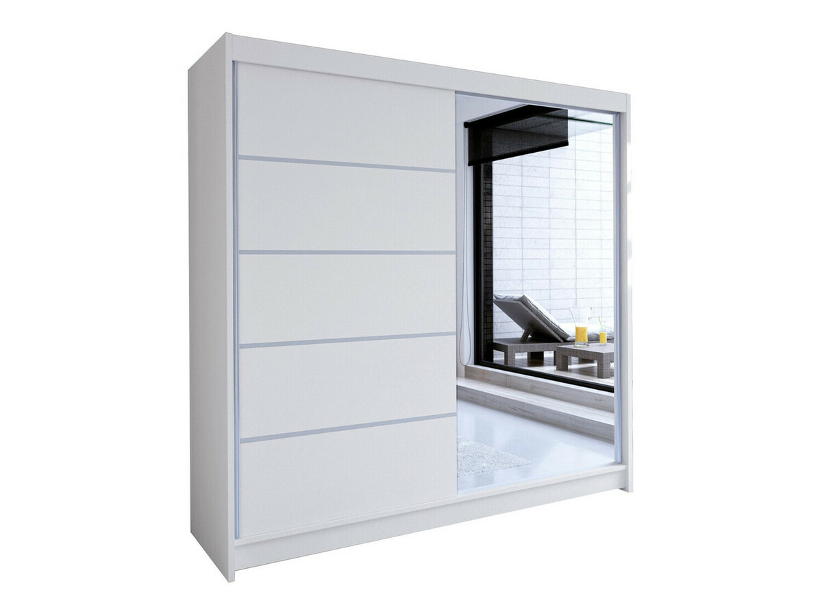 Kleiderschrank Closico Cavaris III (Weiß)