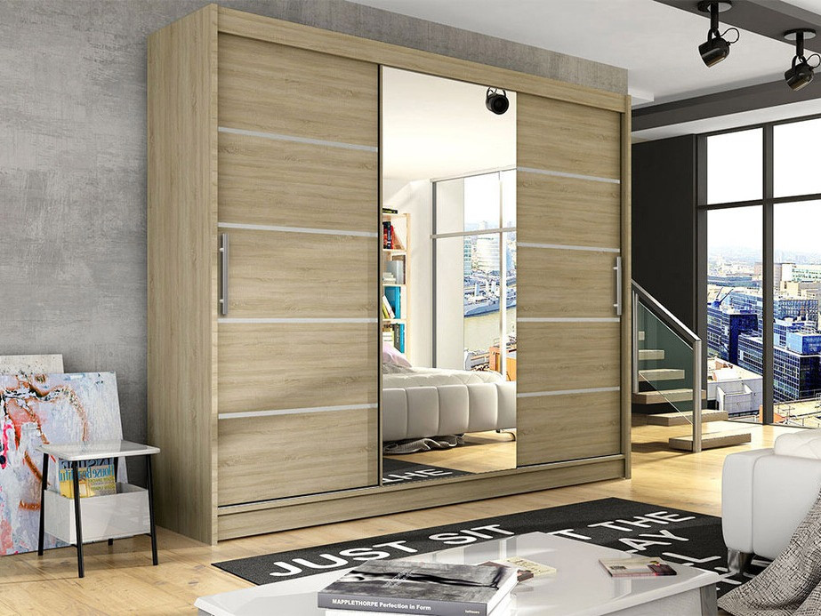 Kleiderschrank Closico 131 (Sonoma Eichenholzoptik)