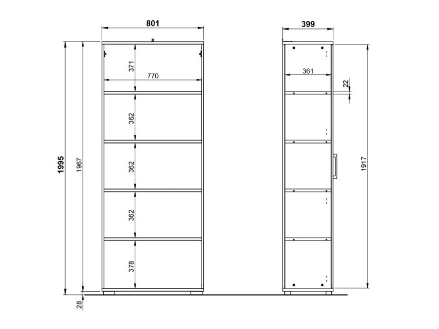 Regal Lartesi 104 (Hellgrau + Graphit)