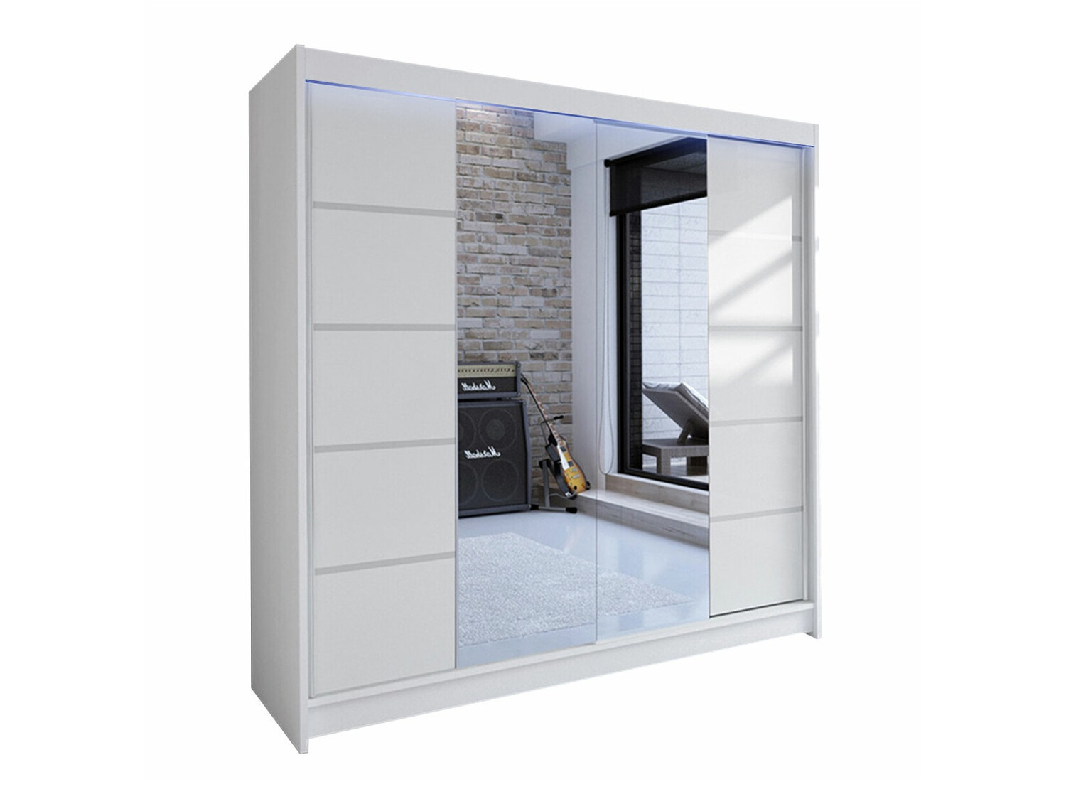 Kleiderschrank Closico Cavaris V (Weiß)
