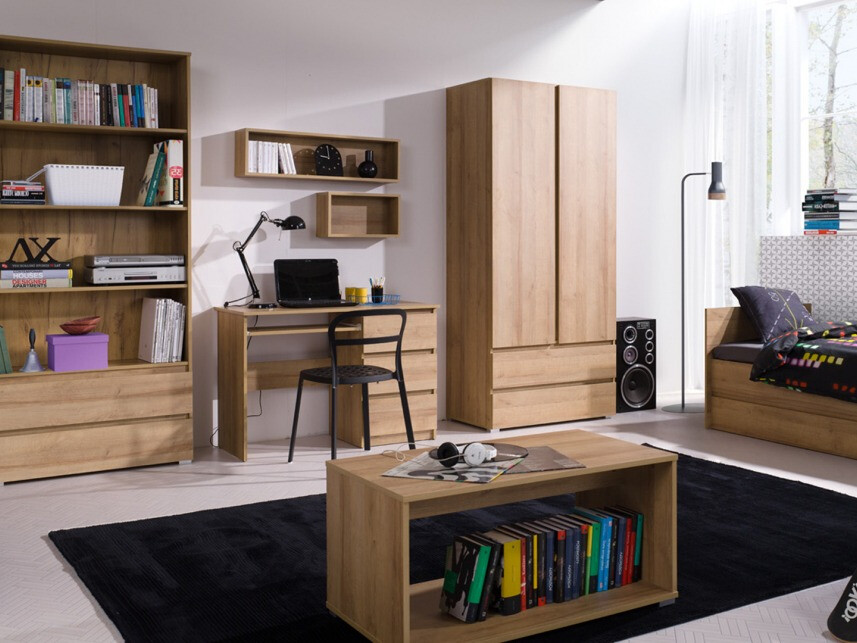 Bürotisch Cirdora 108 (Riviera eichenholzoptik)