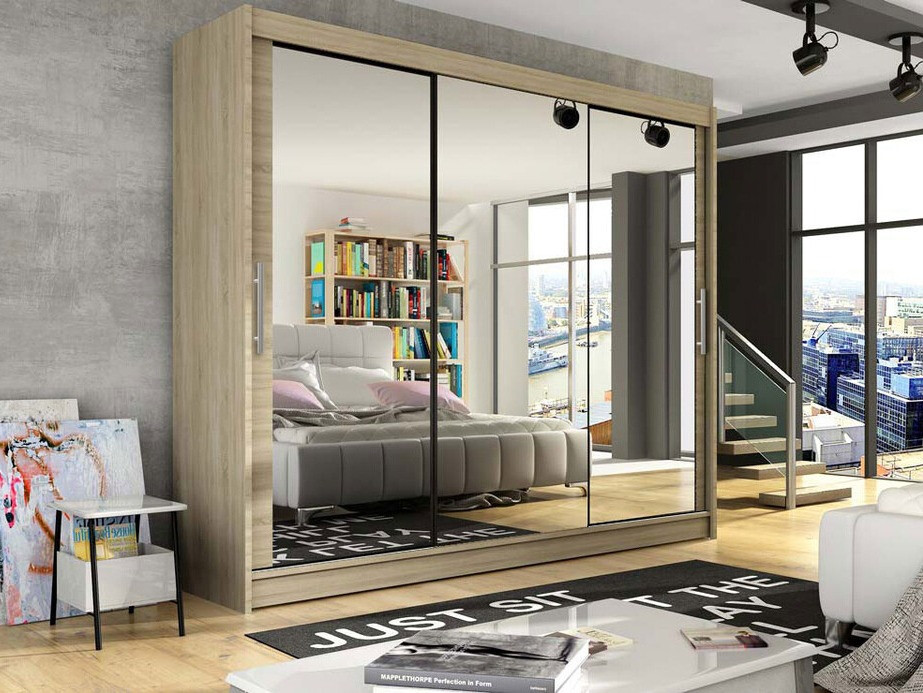 Kleiderschrank Closico 119 (Sonoma Eichenholzoptik)