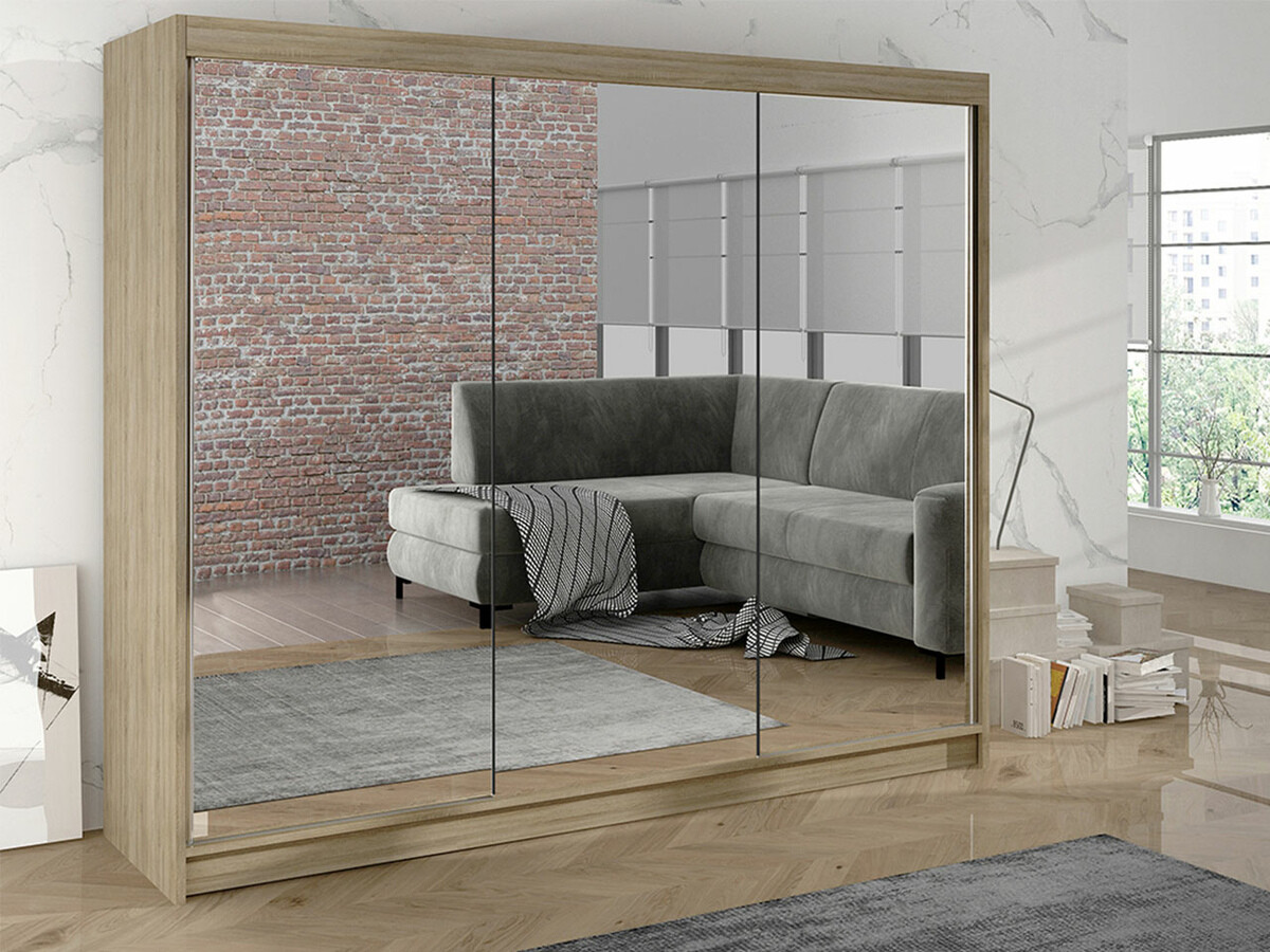 Kleiderschrank Closico Durion III (Sonoma Eichenholzoptik)