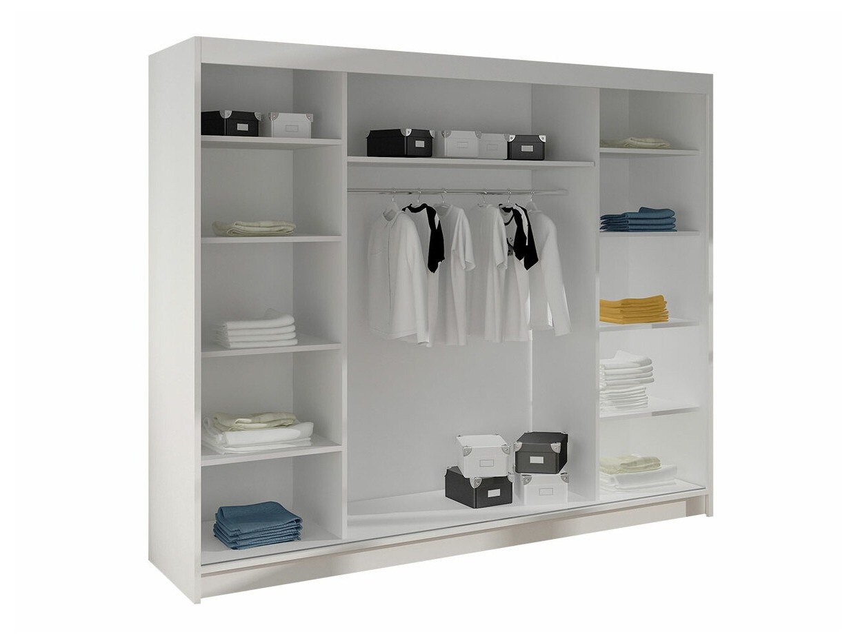 Kleiderschrank Closico Durion III (Weiß)