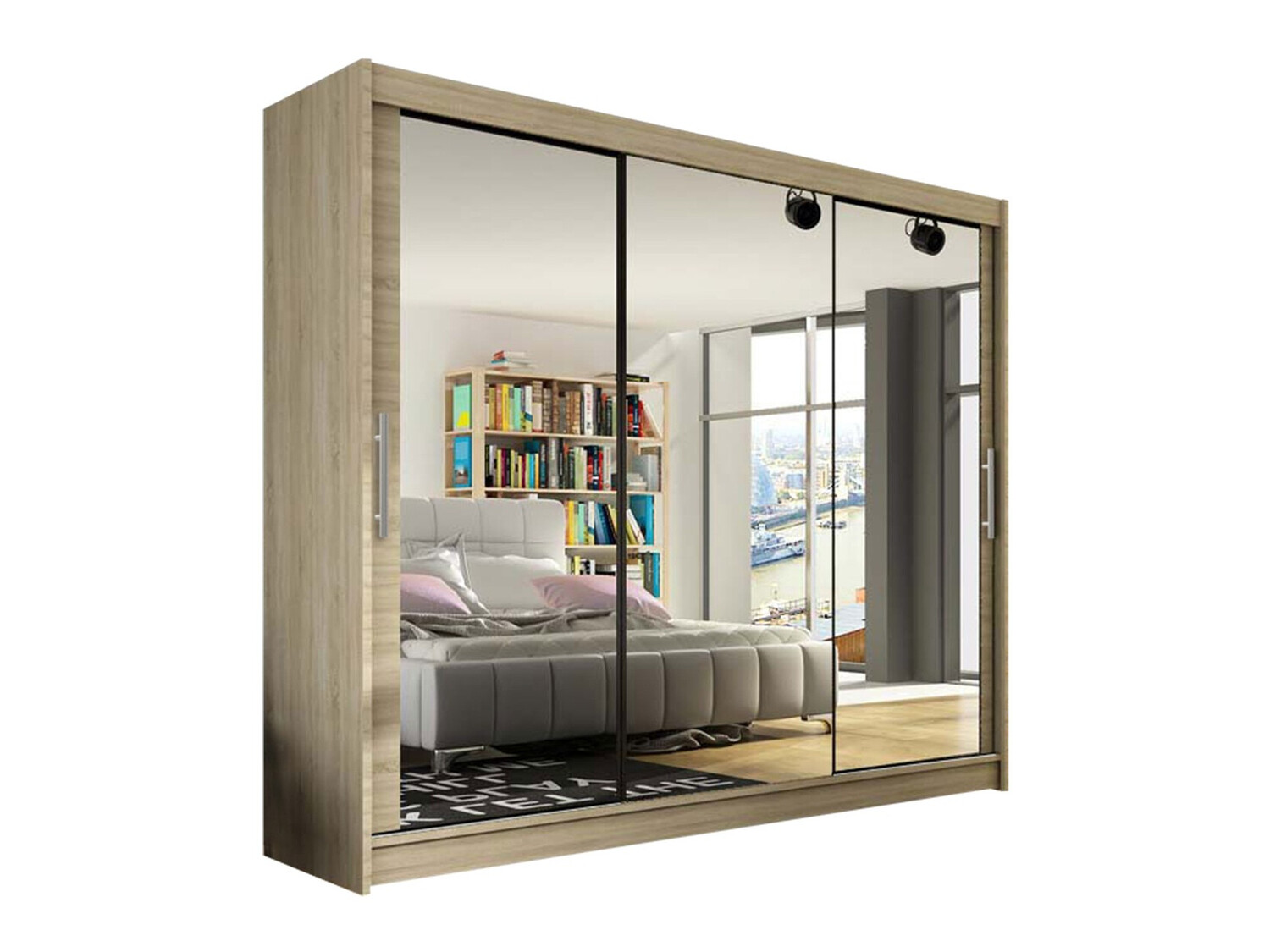 Kleiderschrank Closico Ordo III (Sonoma Eichenholzoptik)