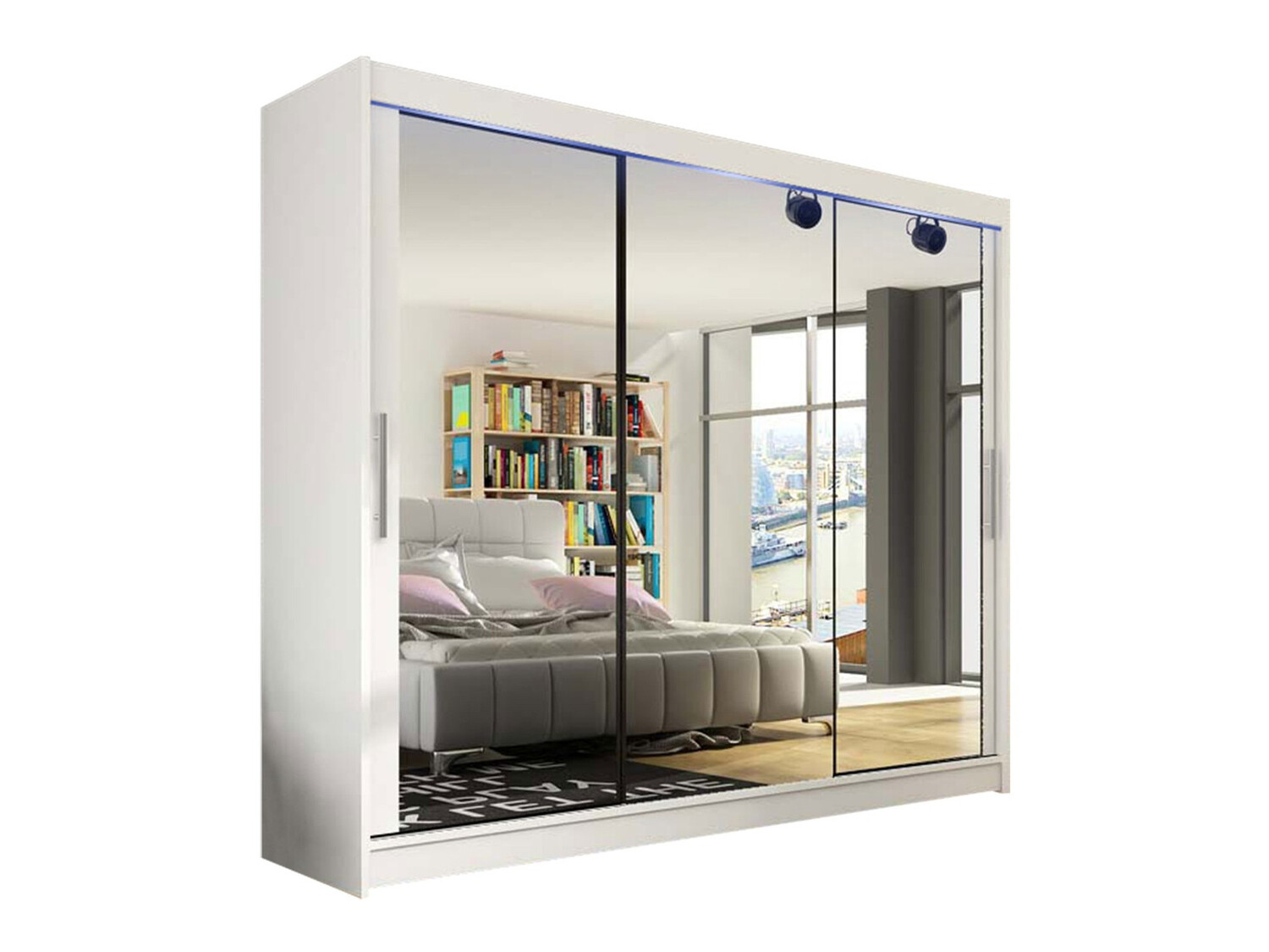 Kleiderschrank Closico Ordo III (Weiß)