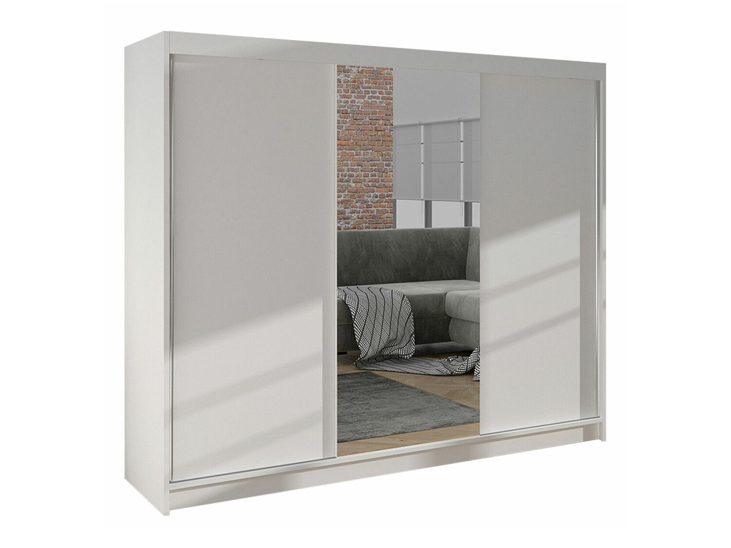 Kleiderschrank Closico Durion I (Weiß)