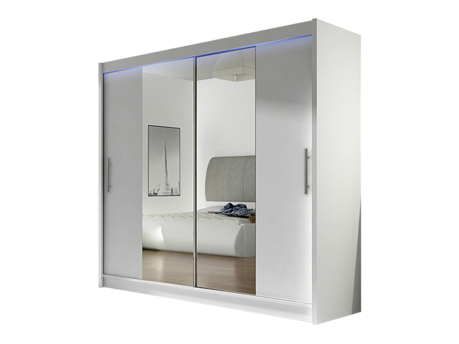 Kleiderschrank Closico Pallor II (Weiß)