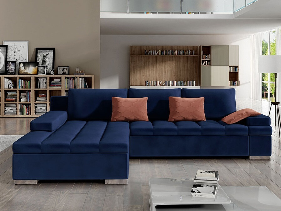 Ecksofa Comfivo 113 (Magic Velvet 2216 + Magic Velvet pik 2258)
