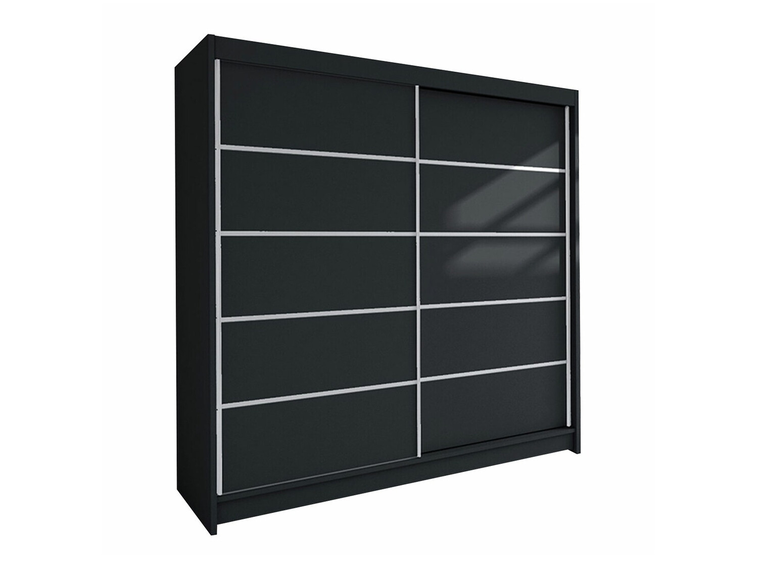 Kleiderschrank Closico Cavaris IV (Schwarz)