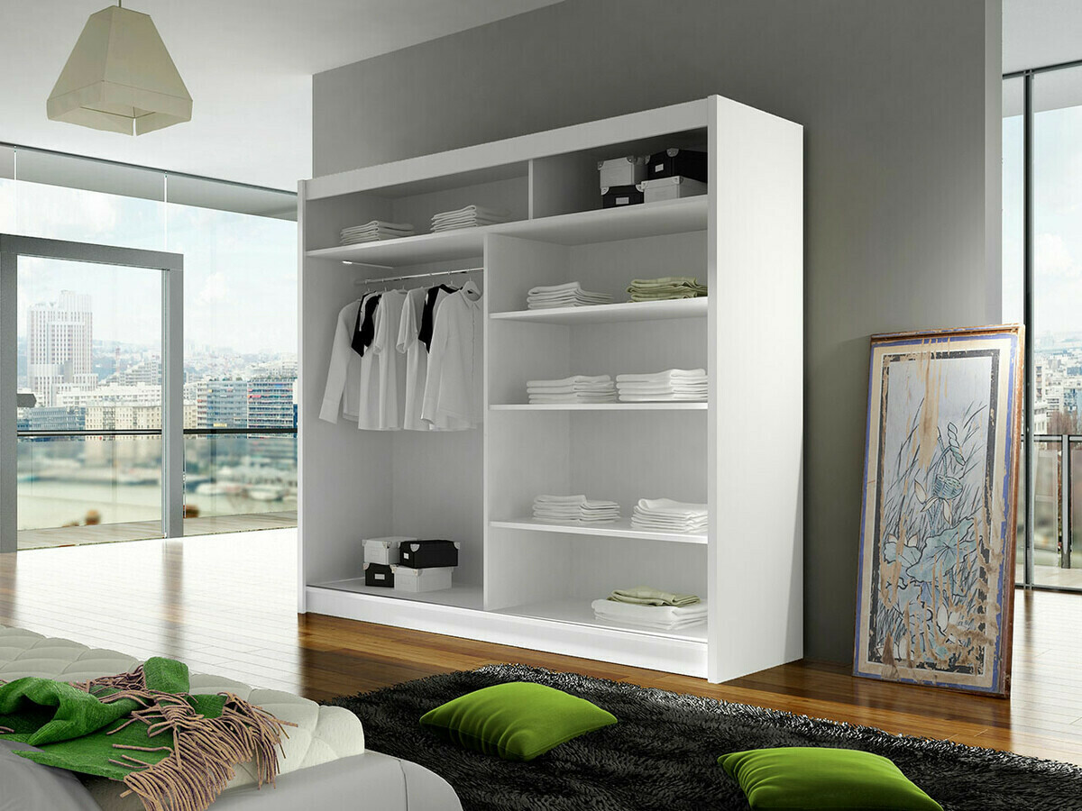 Kleiderschrank Closico Cavaris IV (Schwarz)