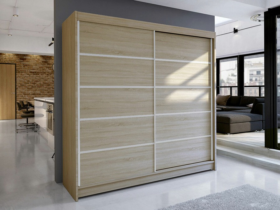 Kleiderschrank Closico Cavaris IV (Sonoma Eichenholzoptik)