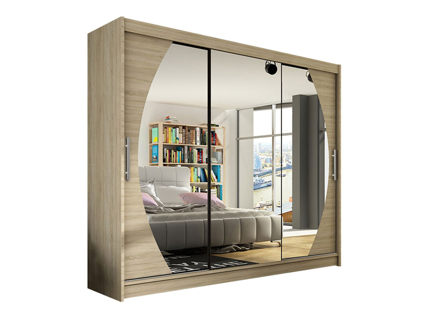 Kleiderschrank Closico Ordo V (Sonoma Eichenholzoptik)