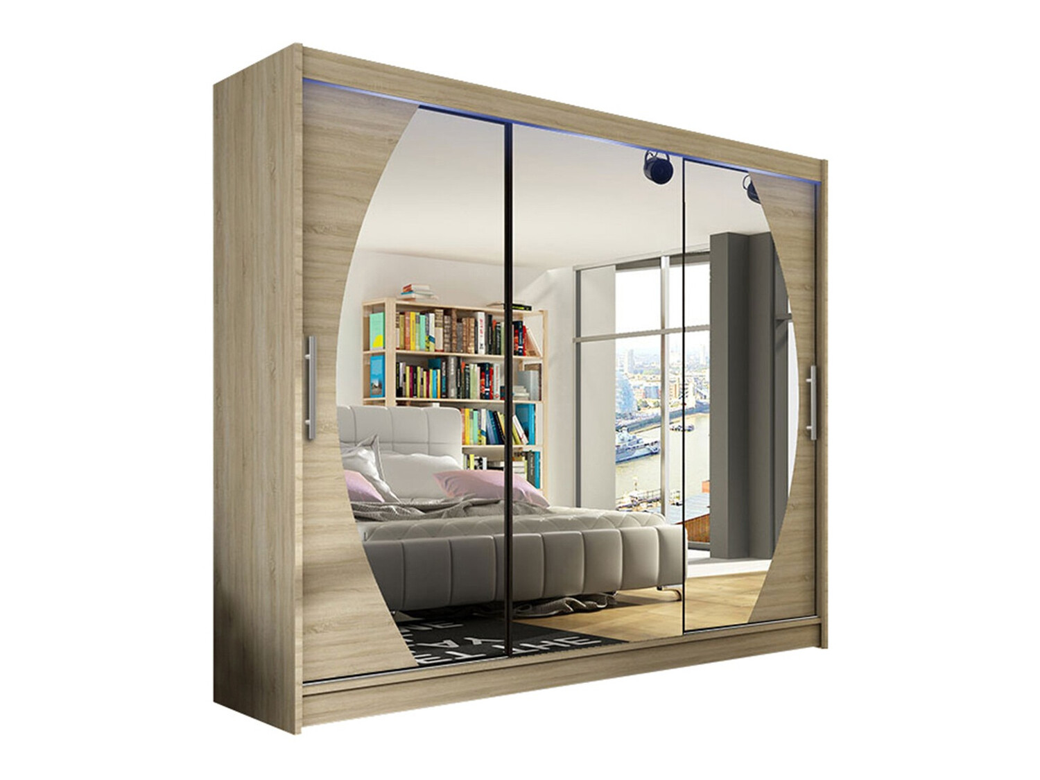 Kleiderschrank Closico Ordo V (Sonoma Eichenholzoptik)