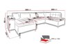 Ecksofa Comfivo 293 (Kronos 09 + Senegal 818)