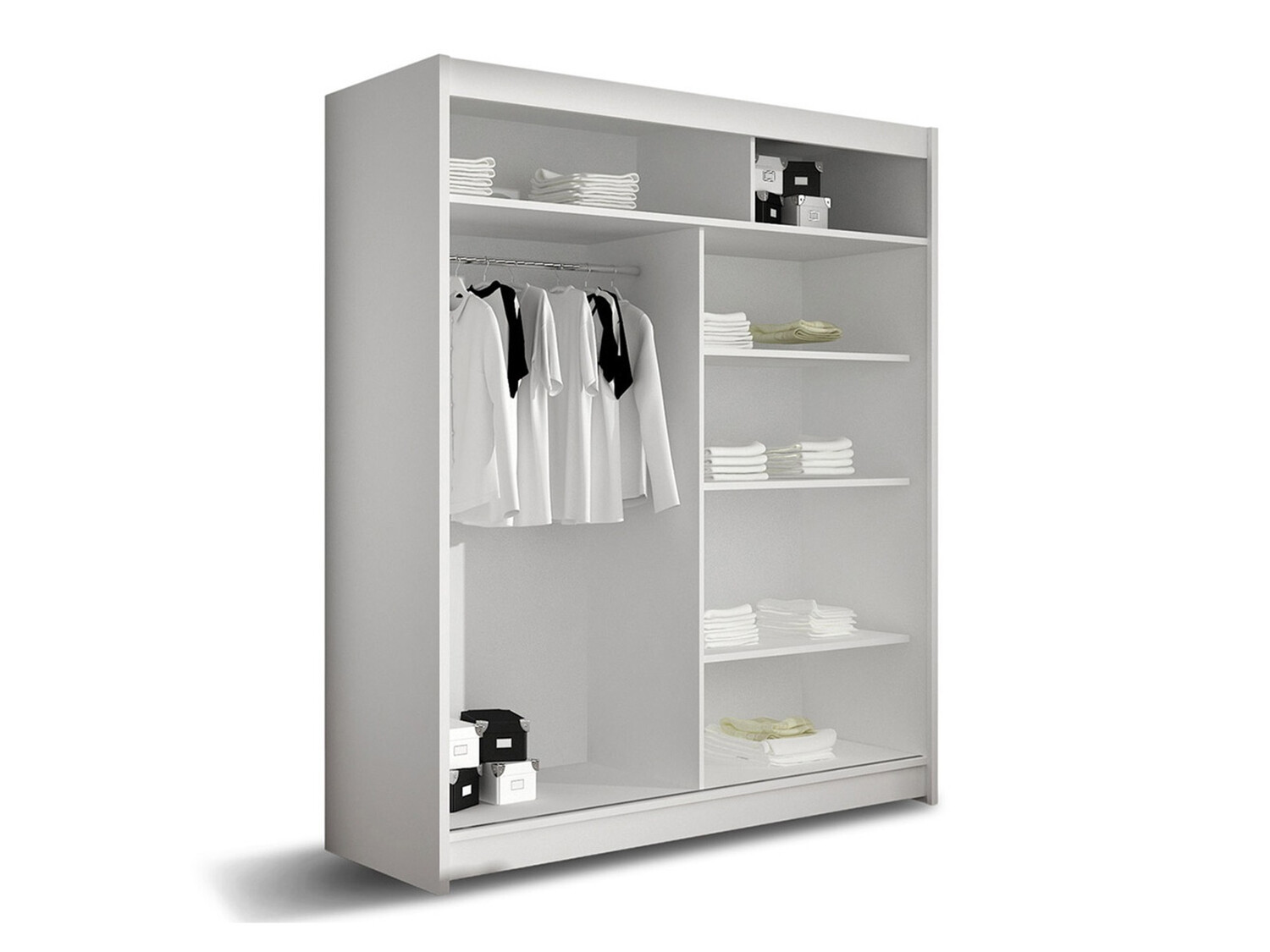 Kleiderschrank Closico 110 (Trüffel eichenholzoptik)