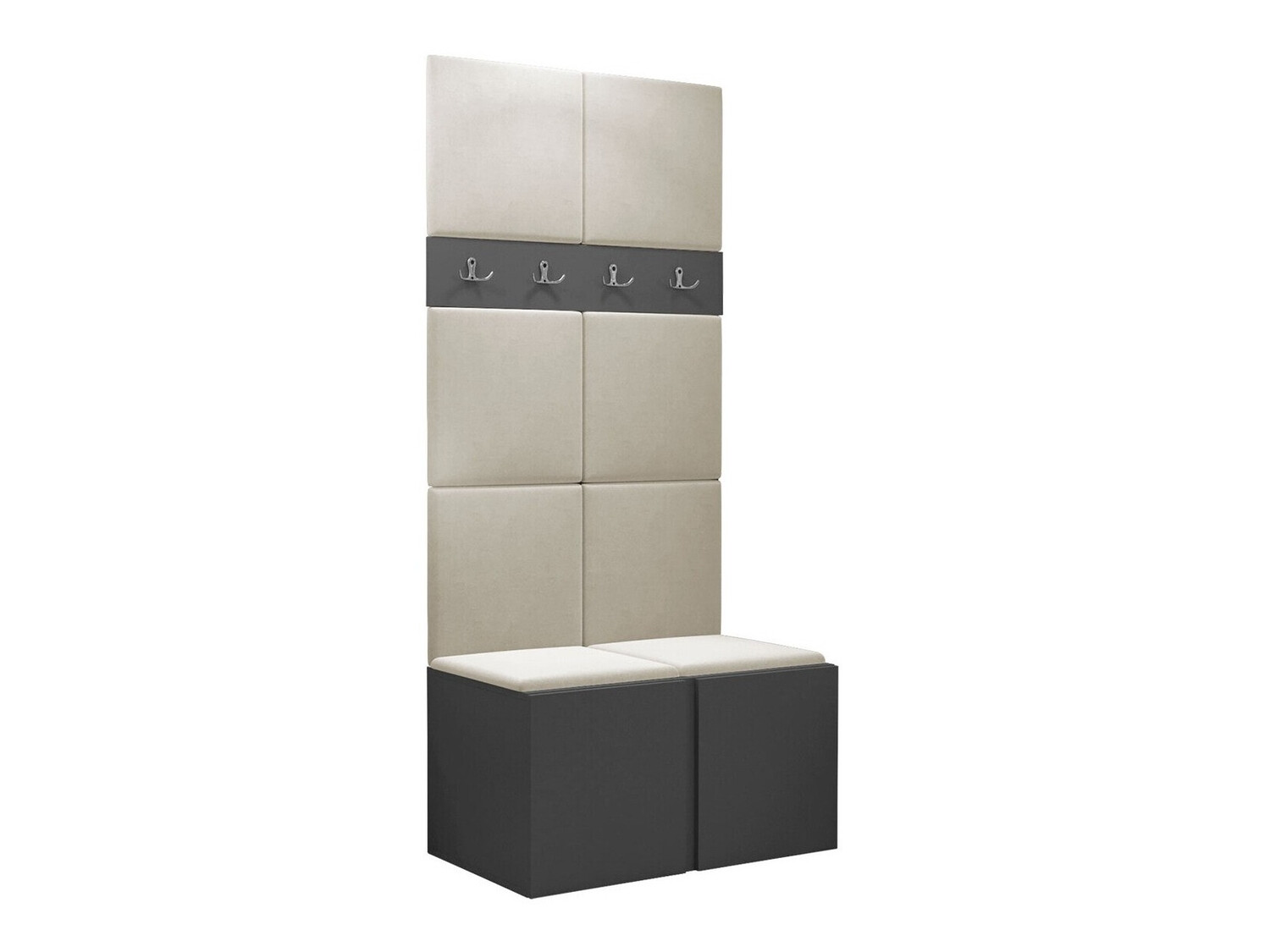 Flurgarnitur Pinis IV (Graphit)