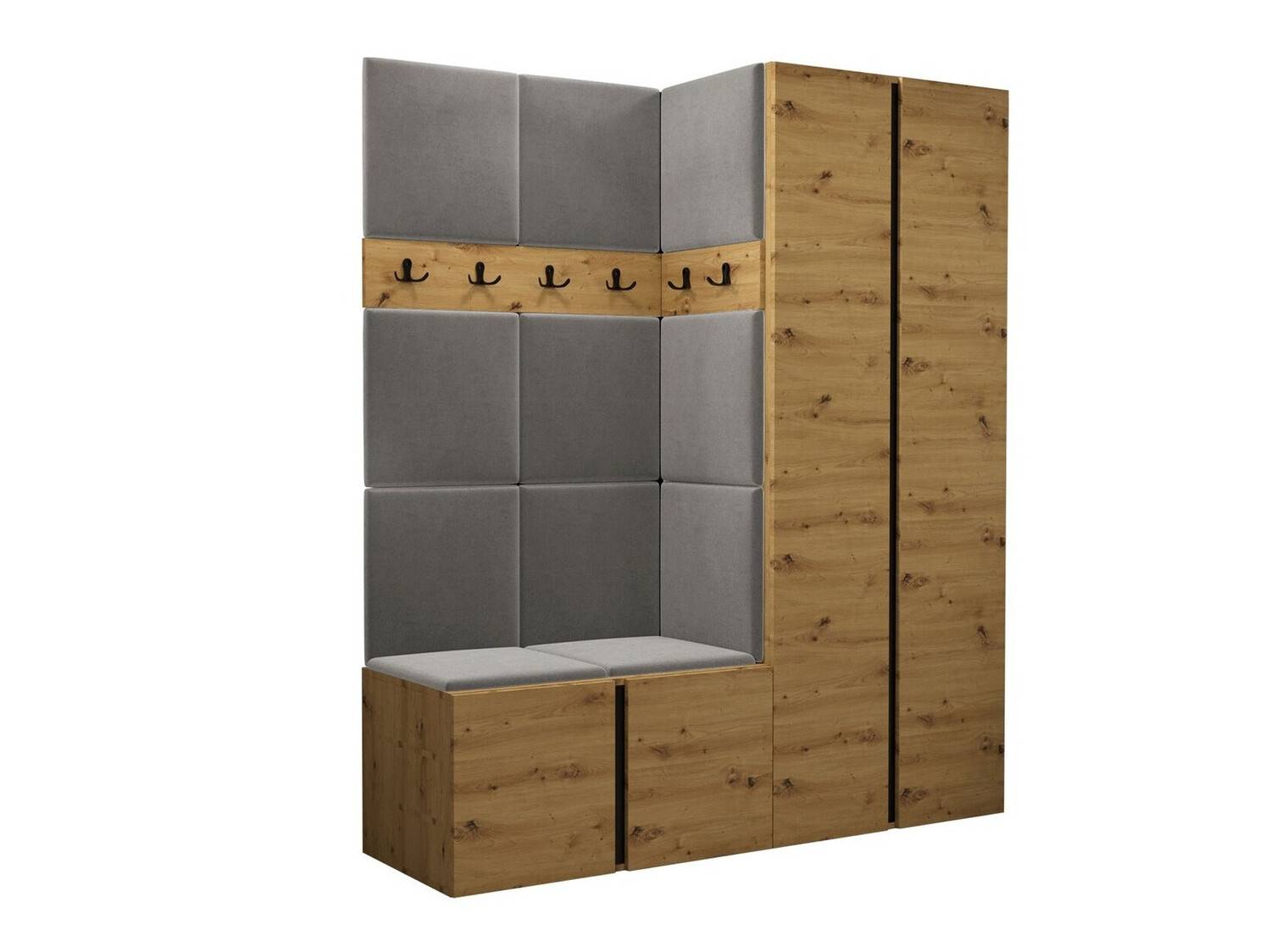 Flurgarnitur Pinis III (Artisan Eichenholzoptik)