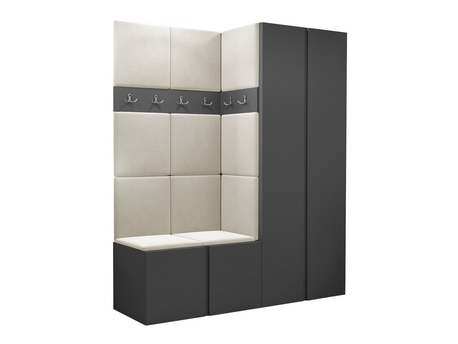 Flurgarnitur Pinis III (Graphit)