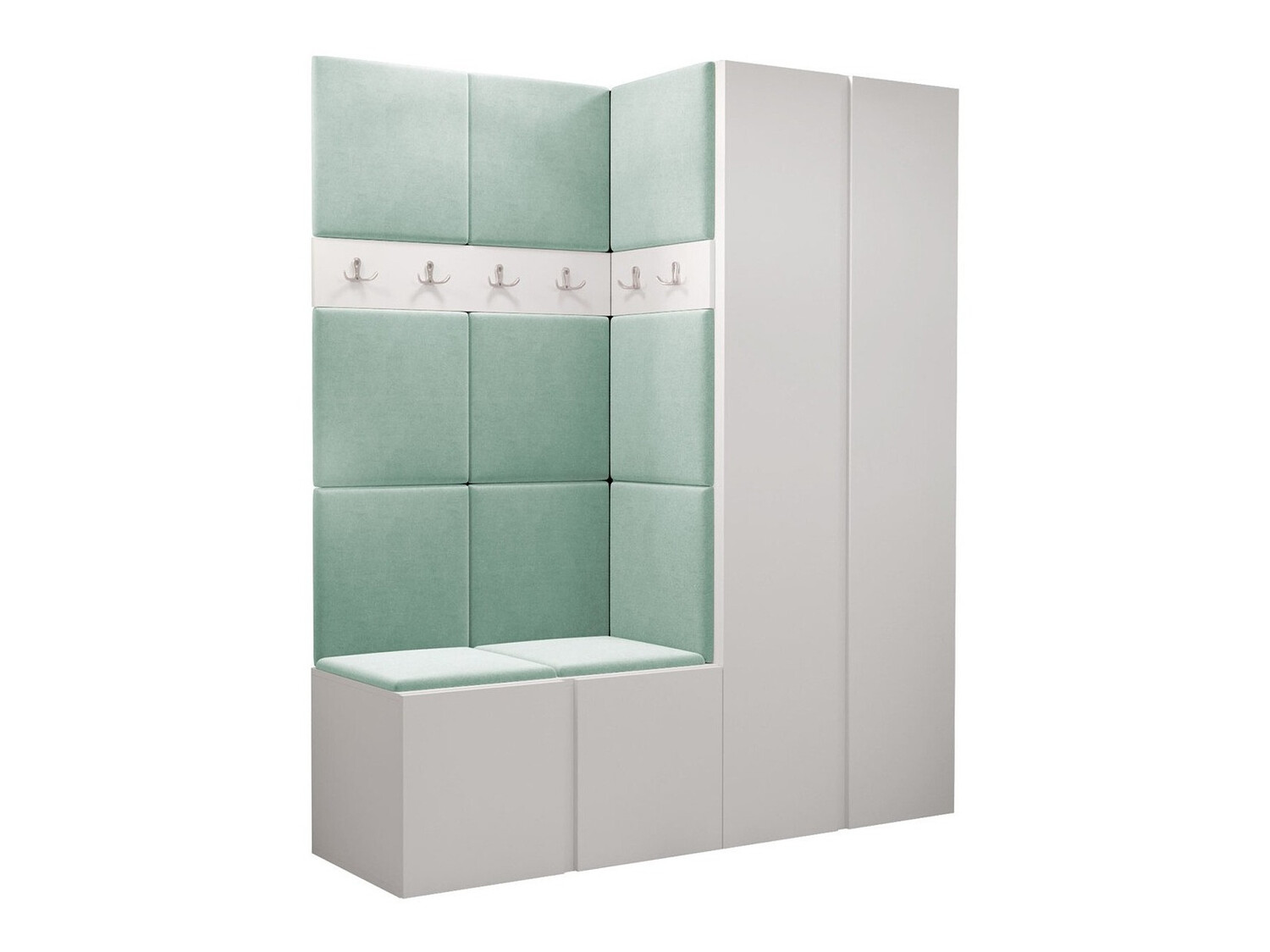 Flurgarnitur Pinis III (Weiß)