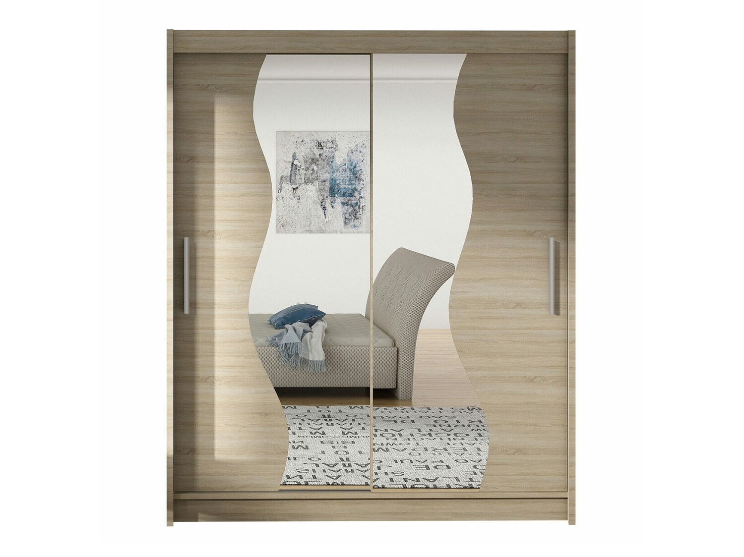 Kleiderschrank Closico Camera S (Sonoma Eichenholzoptik)