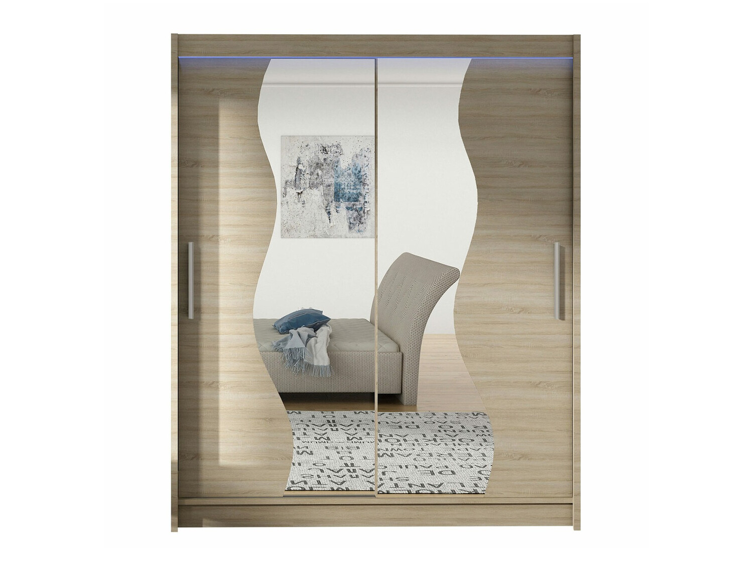 Kleiderschrank Closico Camera S (Sonoma Eichenholzoptik)