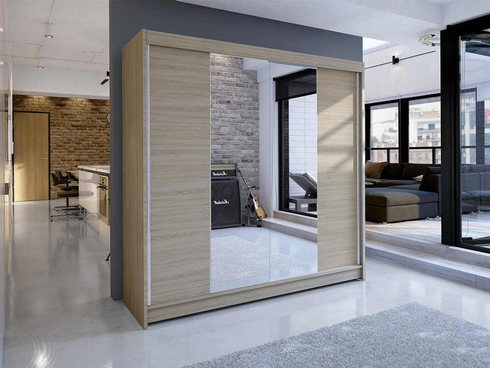 Kleiderschrank Closico Cavaris II (Sonoma Eichenholzoptik)