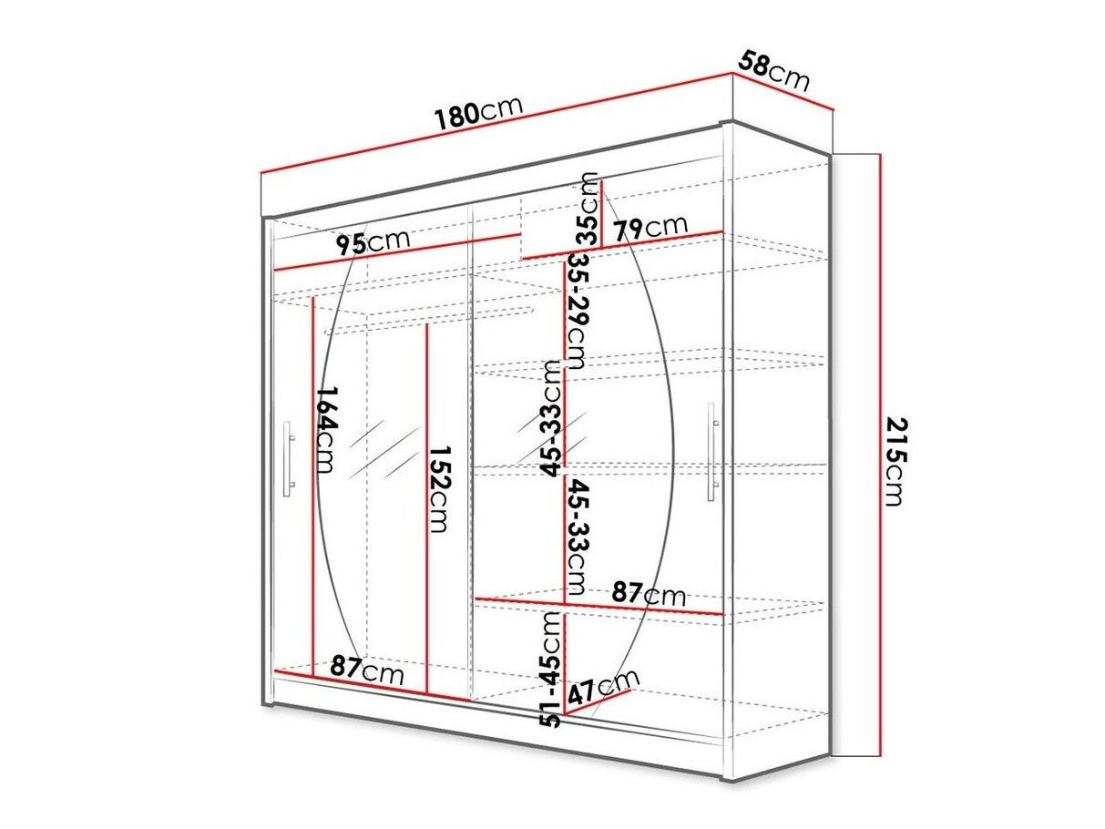 Kleiderschrank Closico Pallor IV (Weiß)