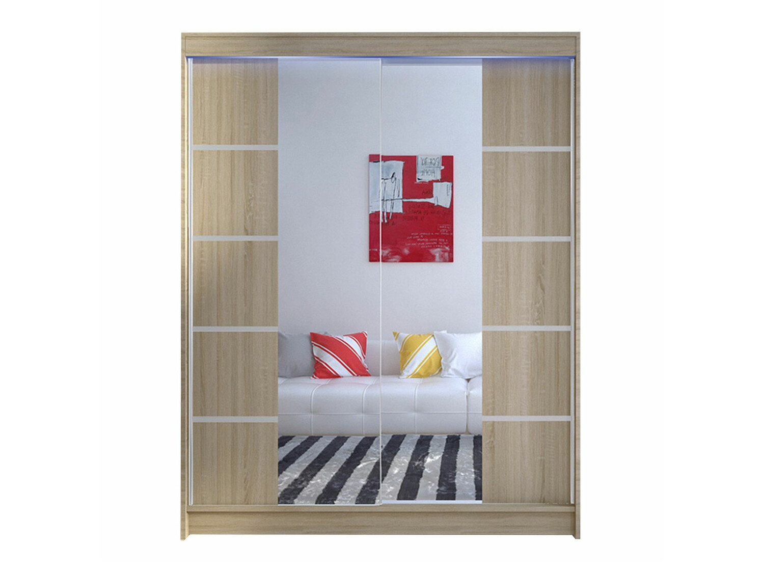 Kleiderschrank Closico Vastor V (Sonoma Eichenholzoptik)