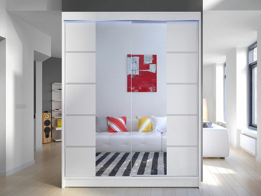 Kleiderschrank Closico Vastor V (Weiß)
