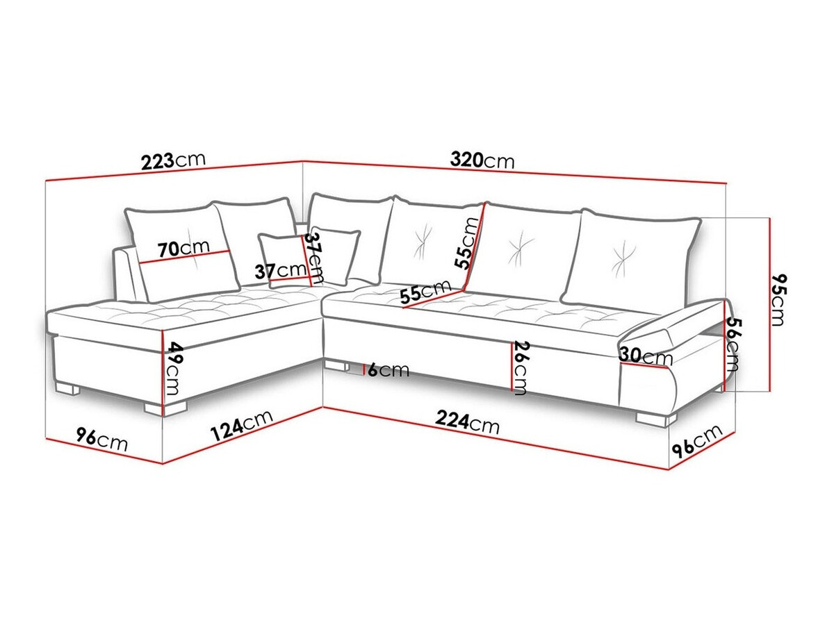Ecksofa Kingsport 105