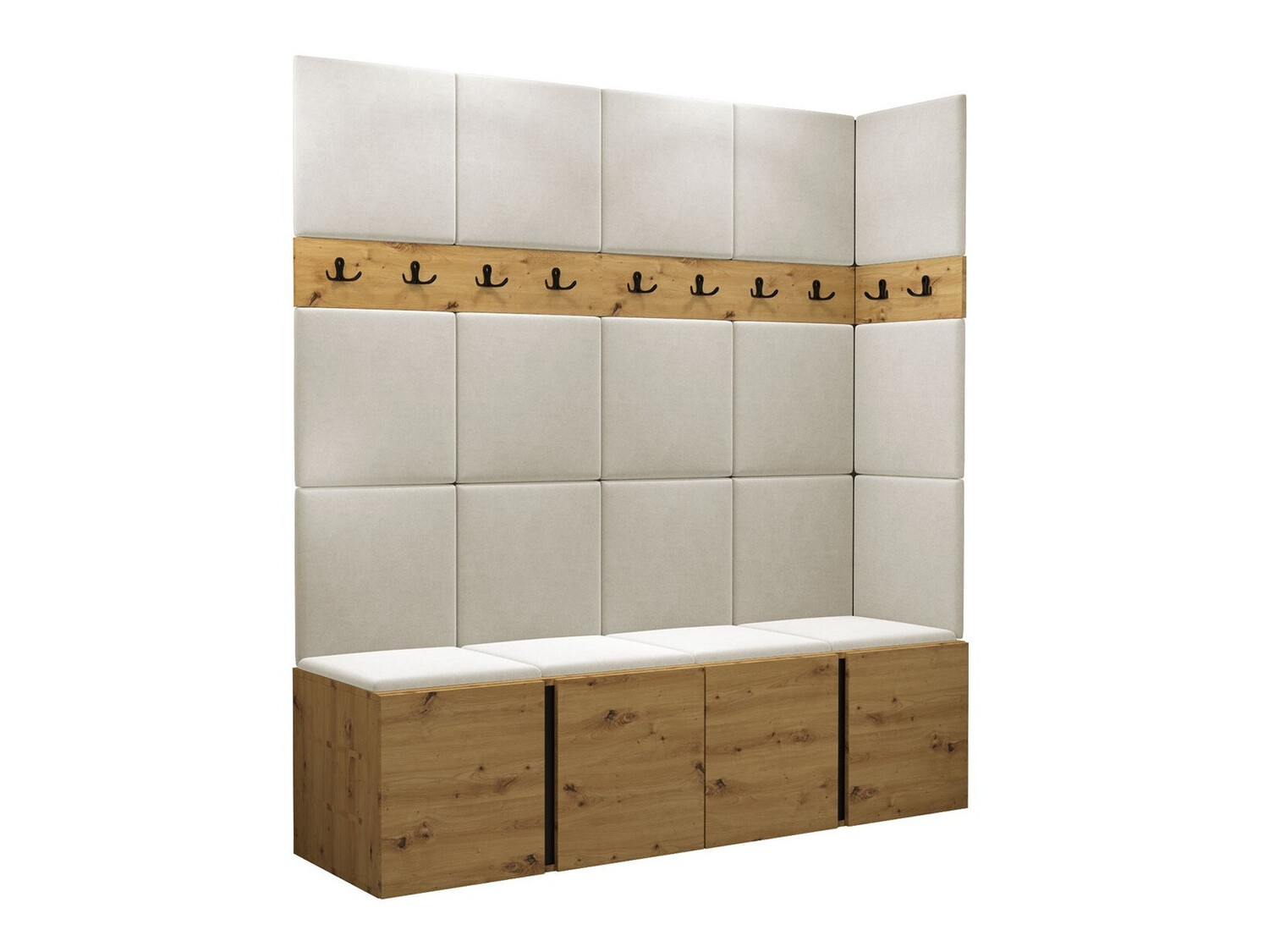 Flurgarnitur Pinis II (Artisan Eichenholzoptik)