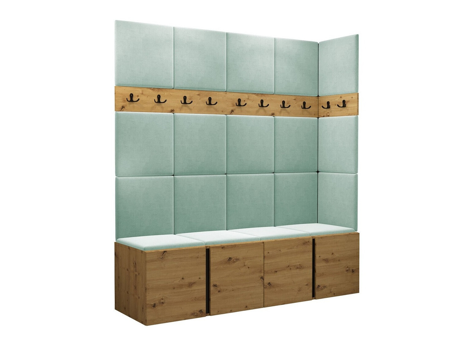 Flurgarnitur Pinis II (Artisan Eichenholzoptik)