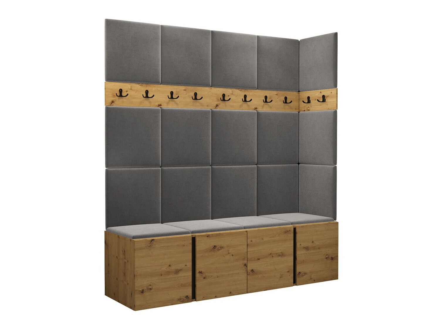 Flurgarnitur Pinis II (Artisan Eichenholzoptik)