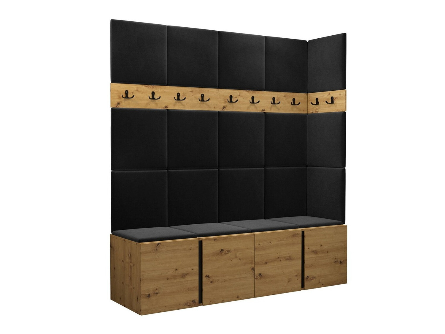 Flurgarnitur Pinis II (Artisan Eichenholzoptik)