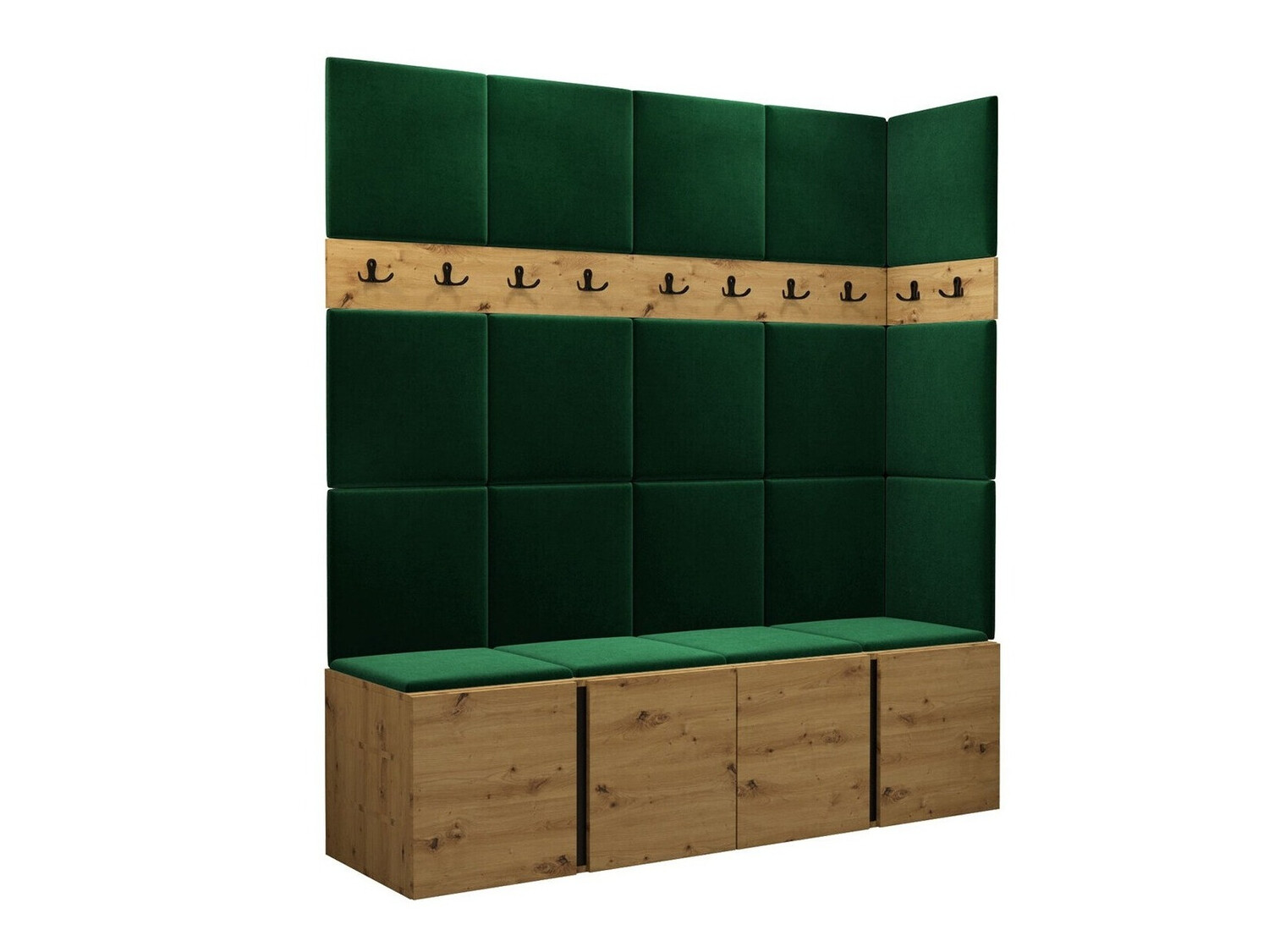 Flurgarnitur Pinis II (Artisan Eichenholzoptik)
