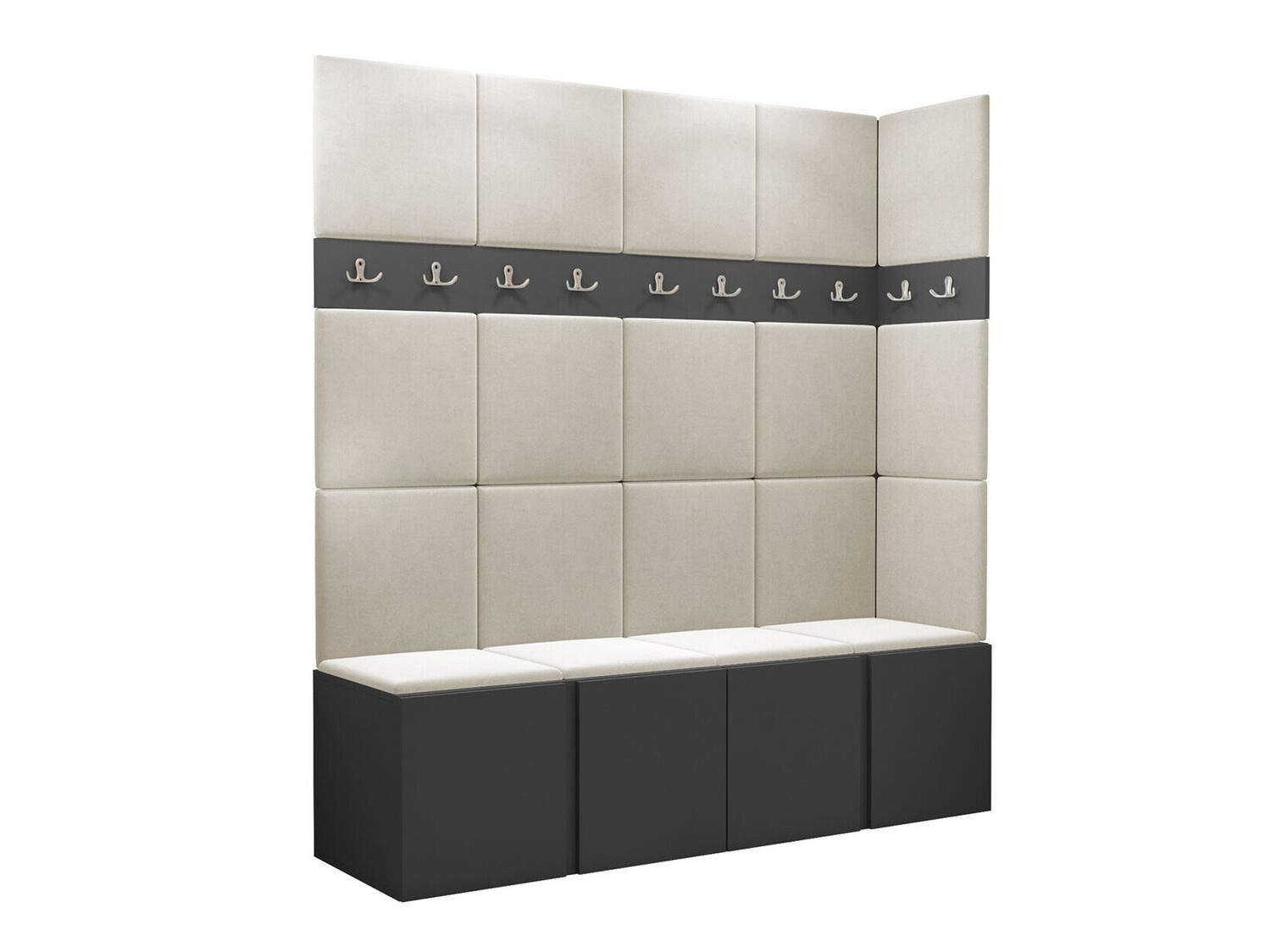 Flurgarnitur Pinis II (Graphit)