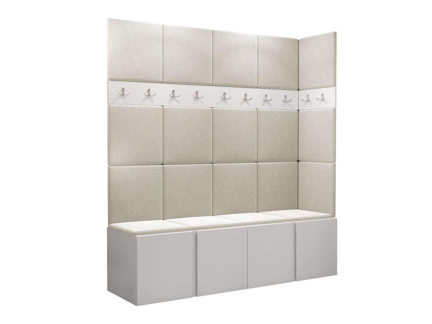 Flurgarnitur Pinis II (Weiß)